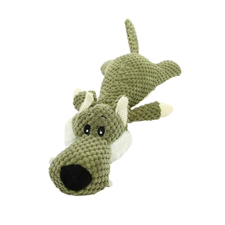 Bite-Resistant Sound Plush Dog Toy