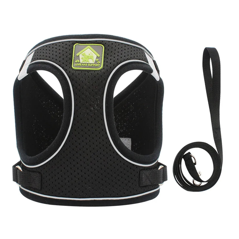 Pet Vest Harness With Leash