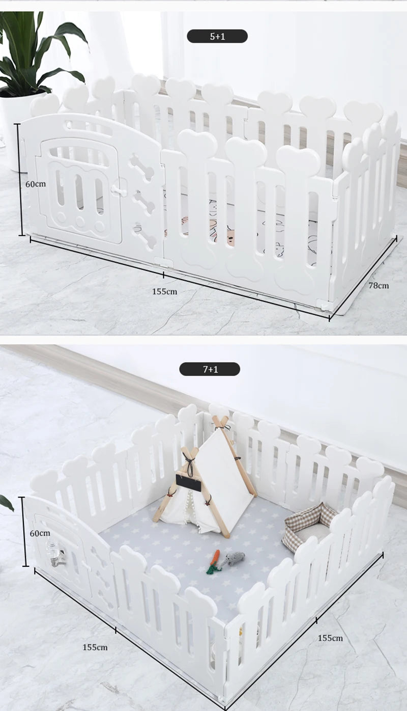Portable Plastic Playpen & Whelping Kit for Dogs
