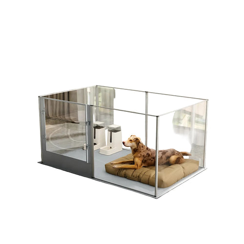 8-Panel Dog Playpen with Waterproof Mat available from RPBA Shop