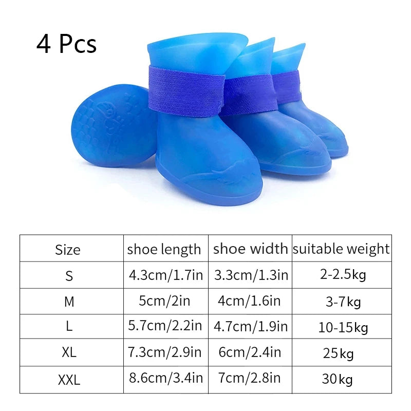 Waterproof Silicone Boots for Dogs