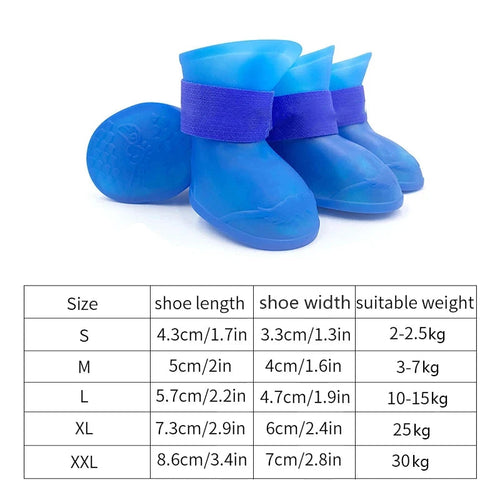 Waterproof Silicone Boots for Dogs
