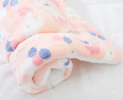 Washable Soft Fleece Pet Bed Blanket