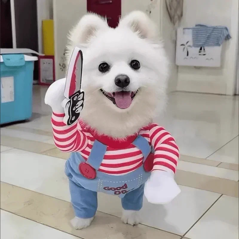 Scary Chucky Dog Costume