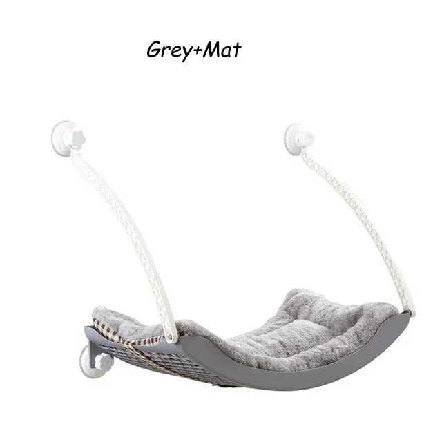 Cat Window Hammock with Fleece Cushion