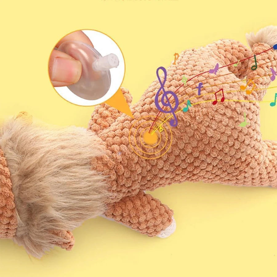 Bite-Resistant Sound Plush Dog Toy
