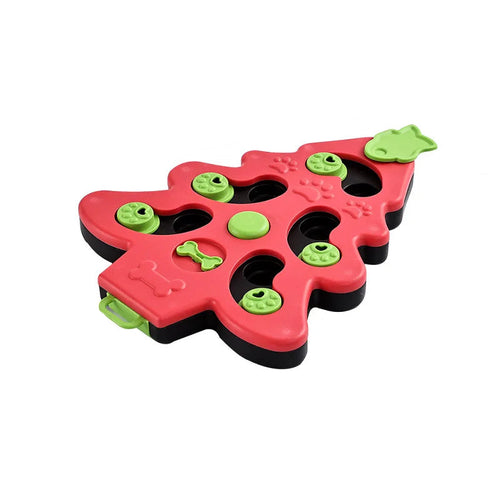Christmas Tree Dog Puzzle Bowl for dogs