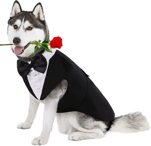 Pet Formal Wear Tuxedo Shirt
