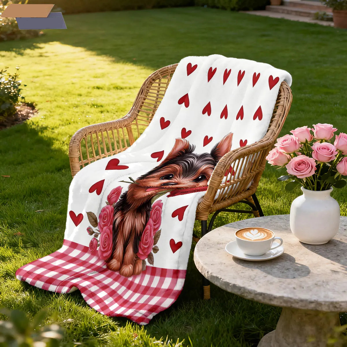 Printed Yorkshire Flannel Cover Blanket