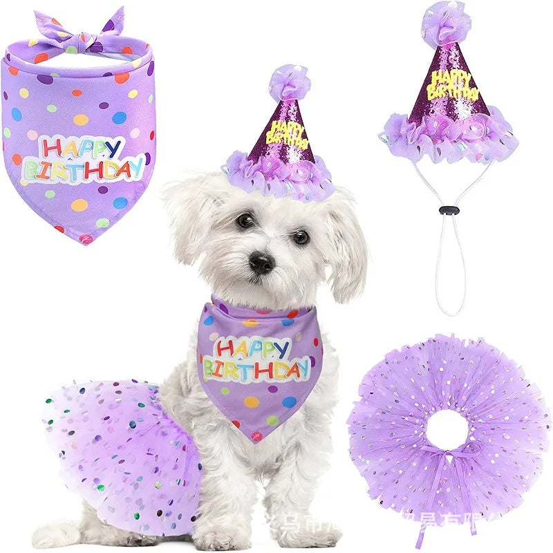 Girl Dog Birthday Set - Celebrate in Style!