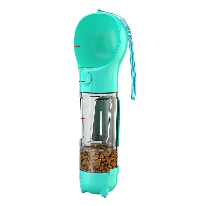 3 in 1 Leakproof Pet Water Bottle Feeder