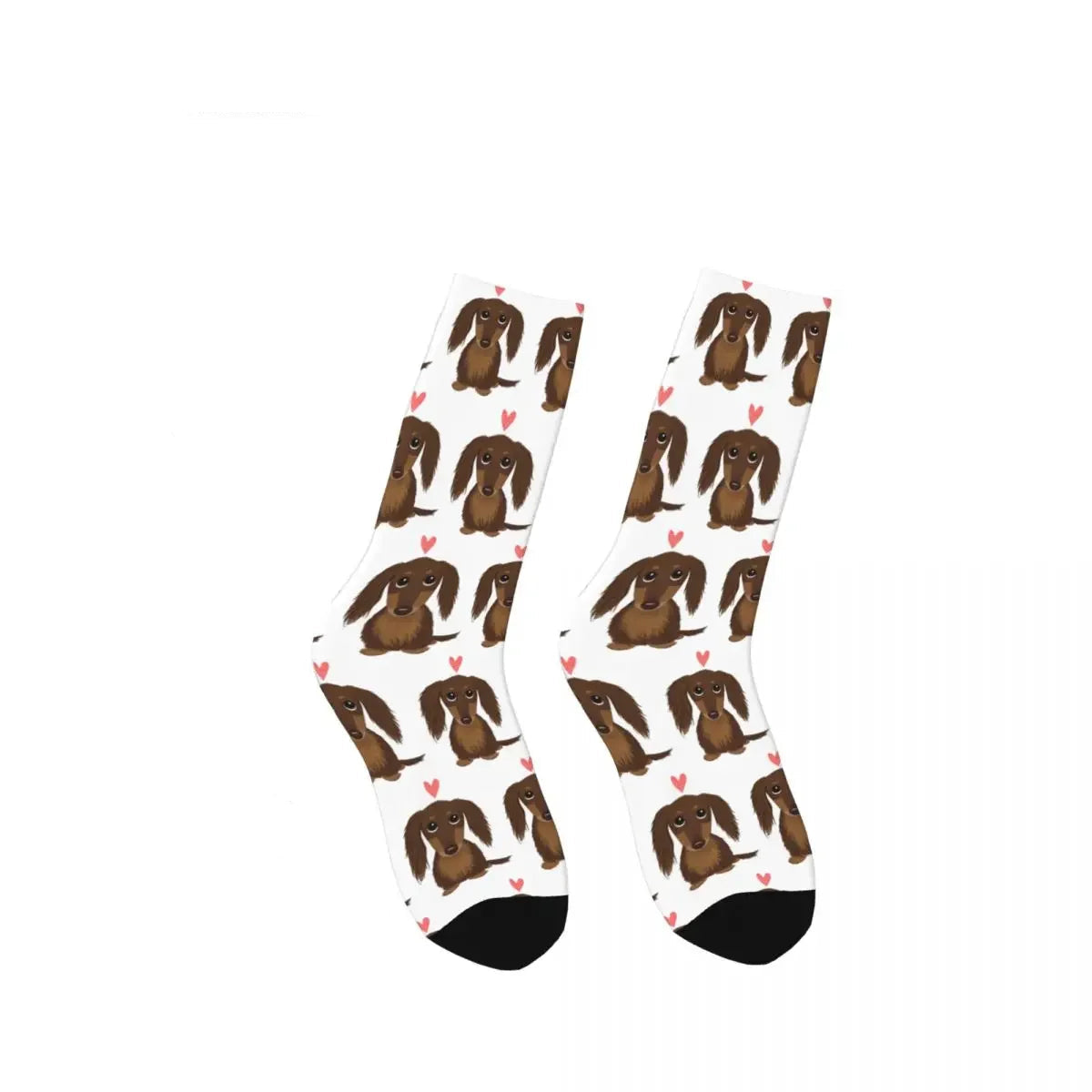 Super Soft Dachshund Printed Stockings