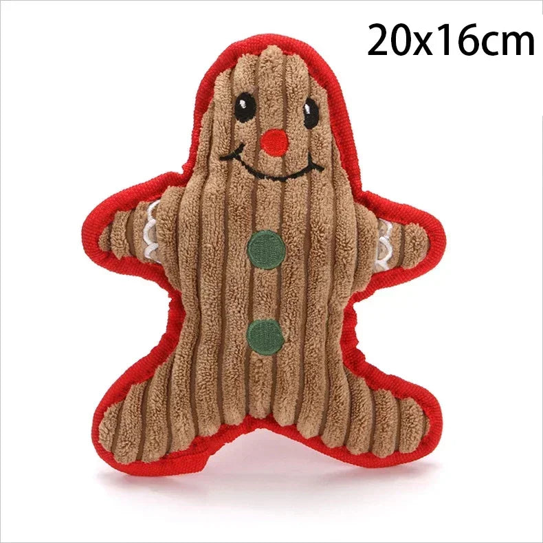 Christmas Plush Chew Toys for Pets