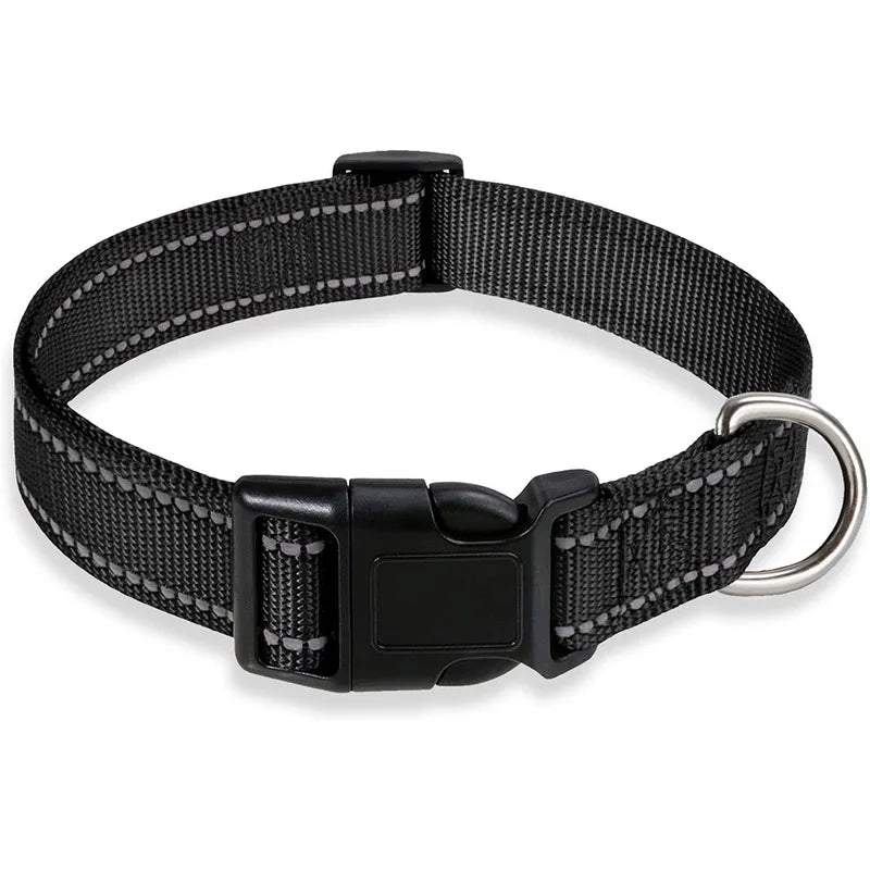 Dog Collar Strap With Adjustable Safety Nylon