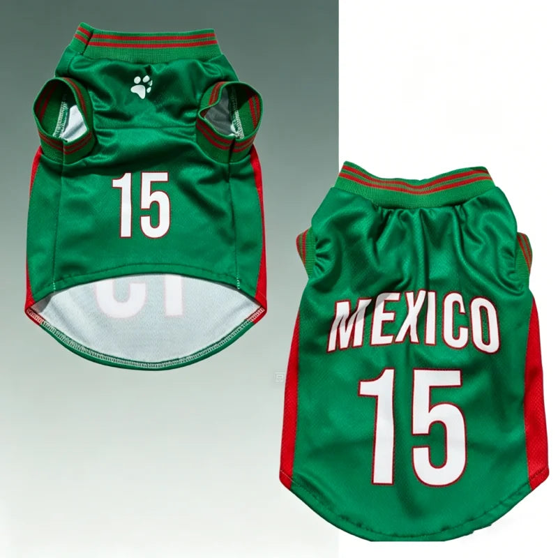 Quick Dry Dog Soccer Jersey Vest