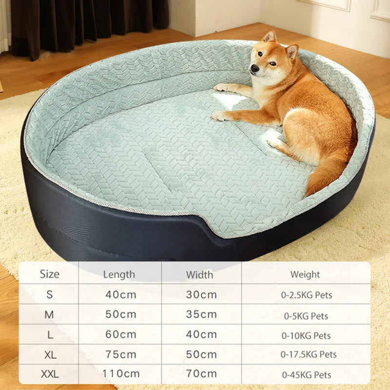 Luxury Coral Fleece Pet Bed