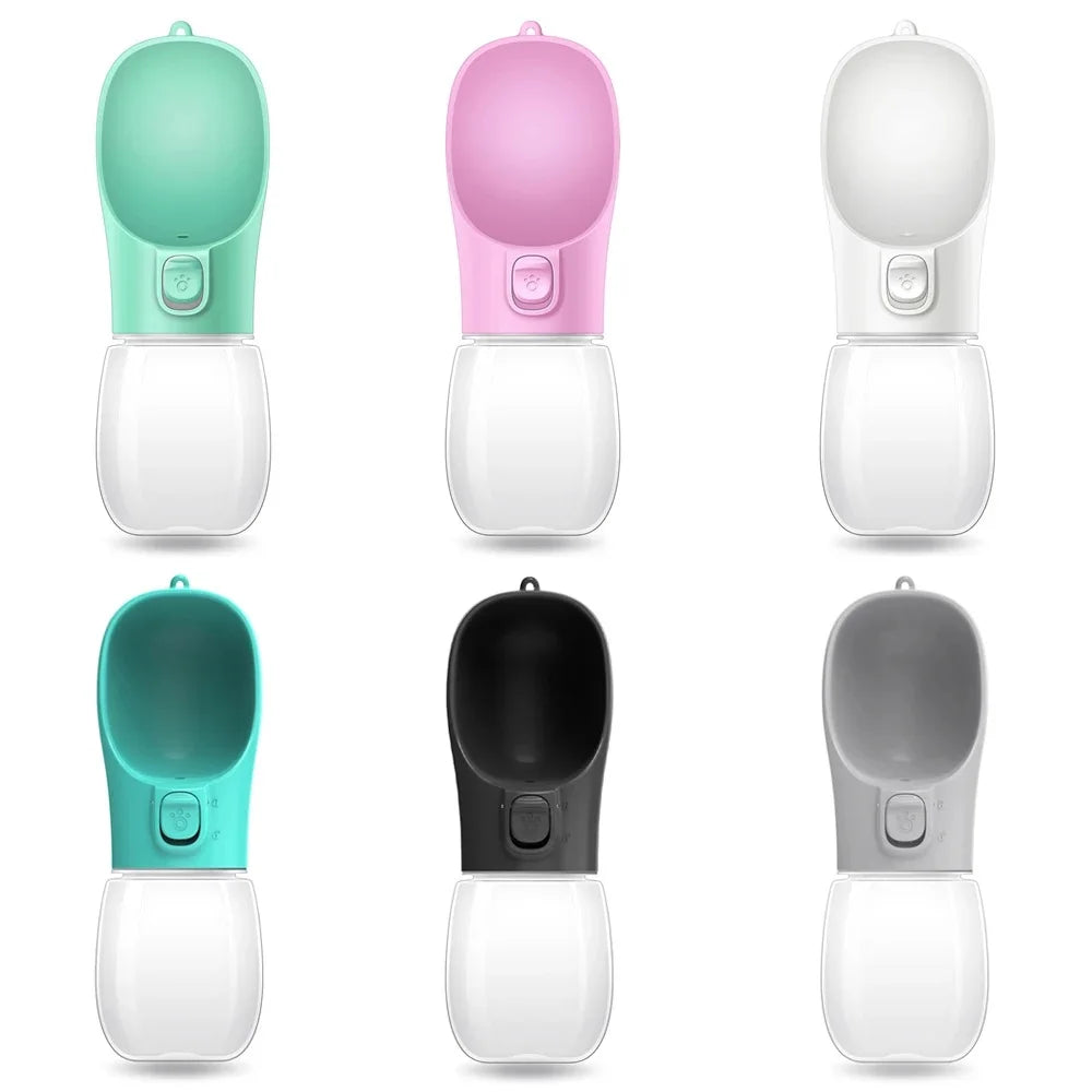 Portable Dog Water Bottle with Drinking Bowl