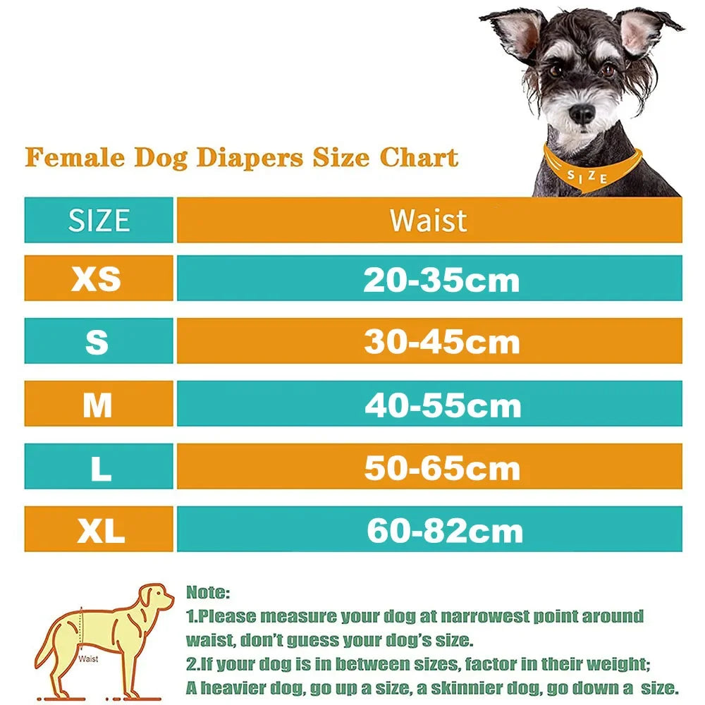 Reusable Female Dog Diapers