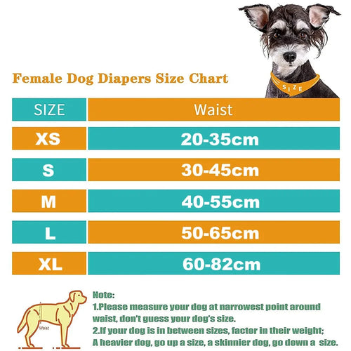 Reusable Female Dog Diapers