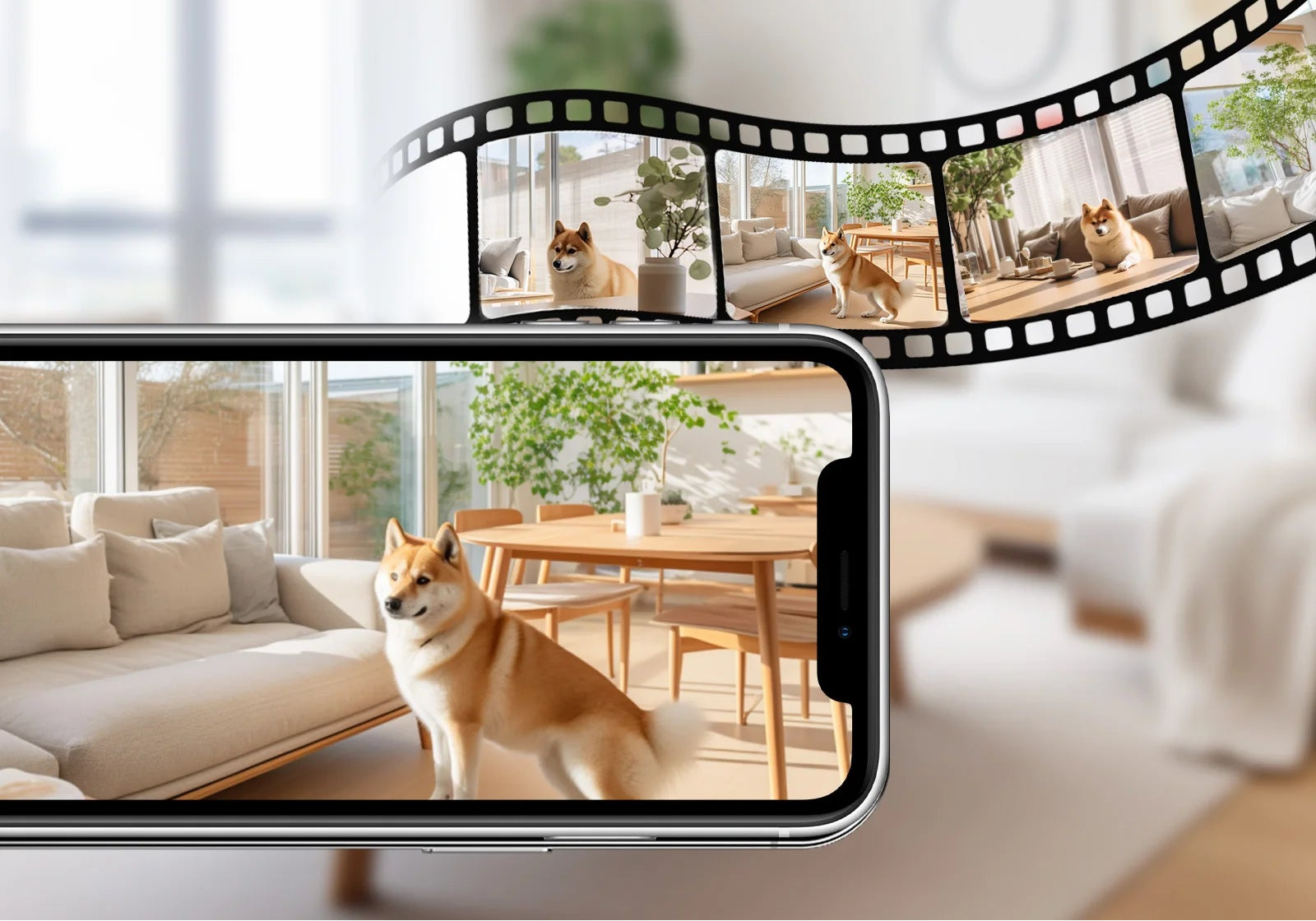 2 Pieces Surveillance Camera with Motion Detection