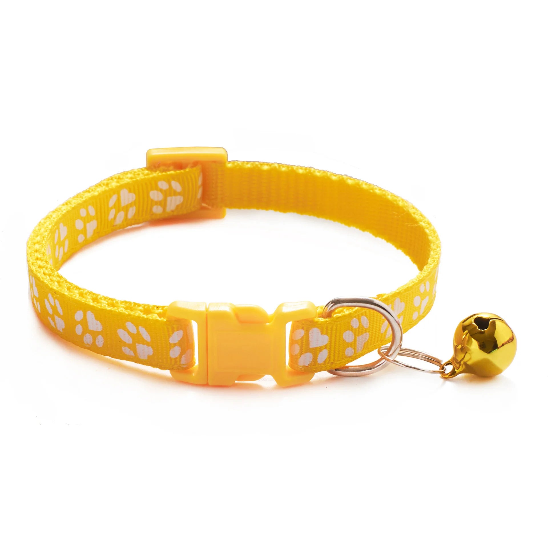 Colourful Cartoon Cat Collar with Bell