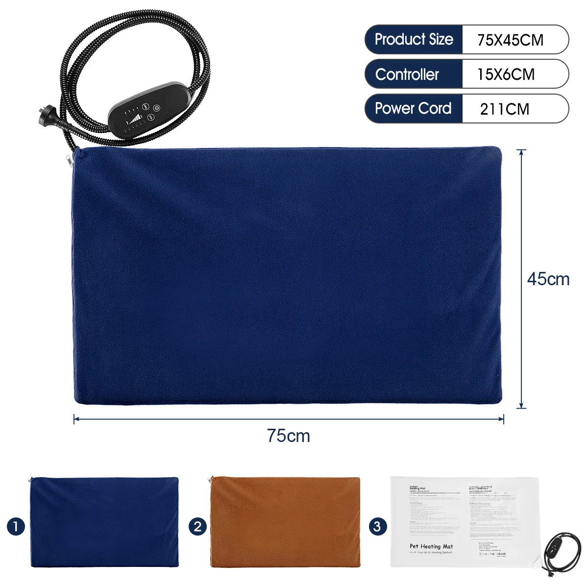 Heated Pet Mat for Warm Comfort