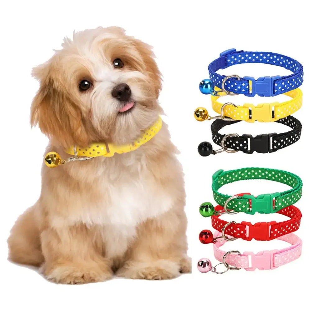 Adjustable Pet Collar With Bell