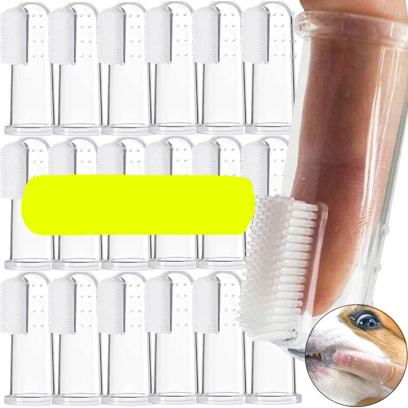 Soft Silicone Pet Finger Toothbrush