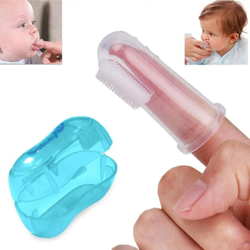 Super Soft Silica Gel Pet Finger Toothbrush