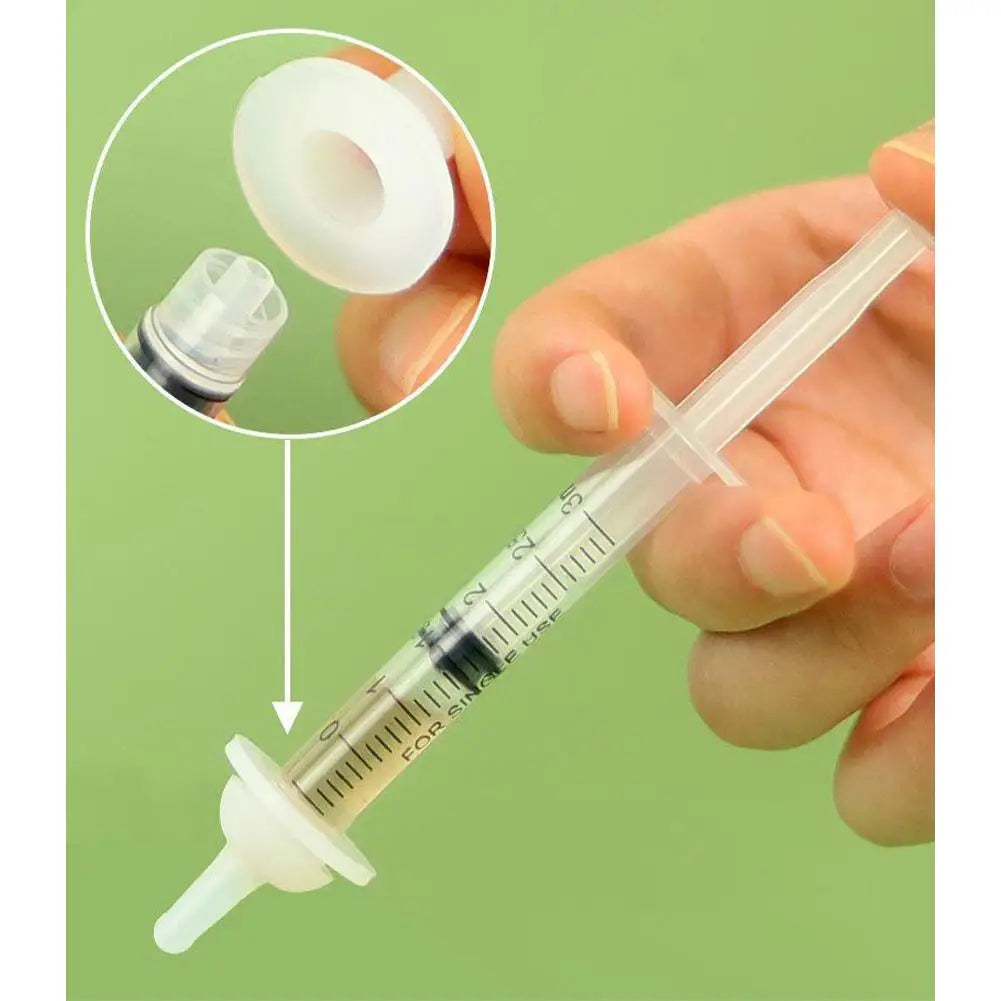 Newborn Pet Pacifier & Medicine Dispenser Syringe (Silicone)