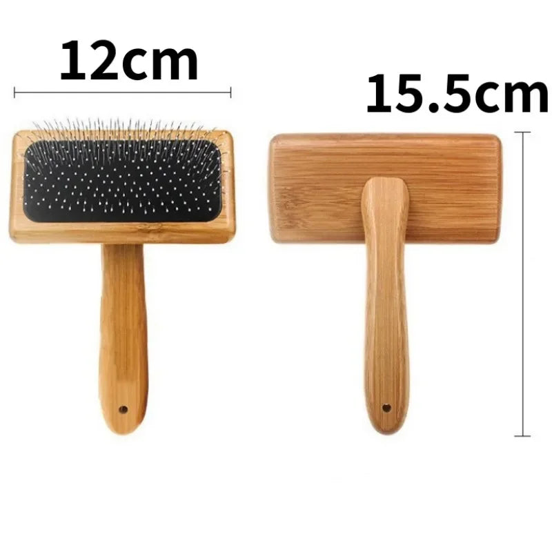 Wooden Pet Grooming Comb