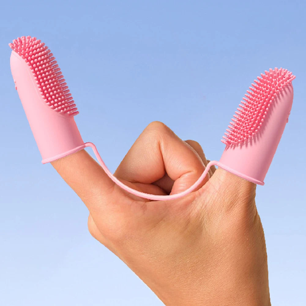 Sturdy Double Finger Toothbrush