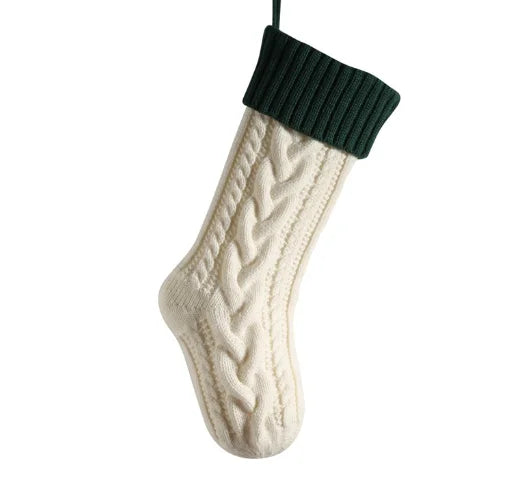 Classic Knitted Christmas Stocking