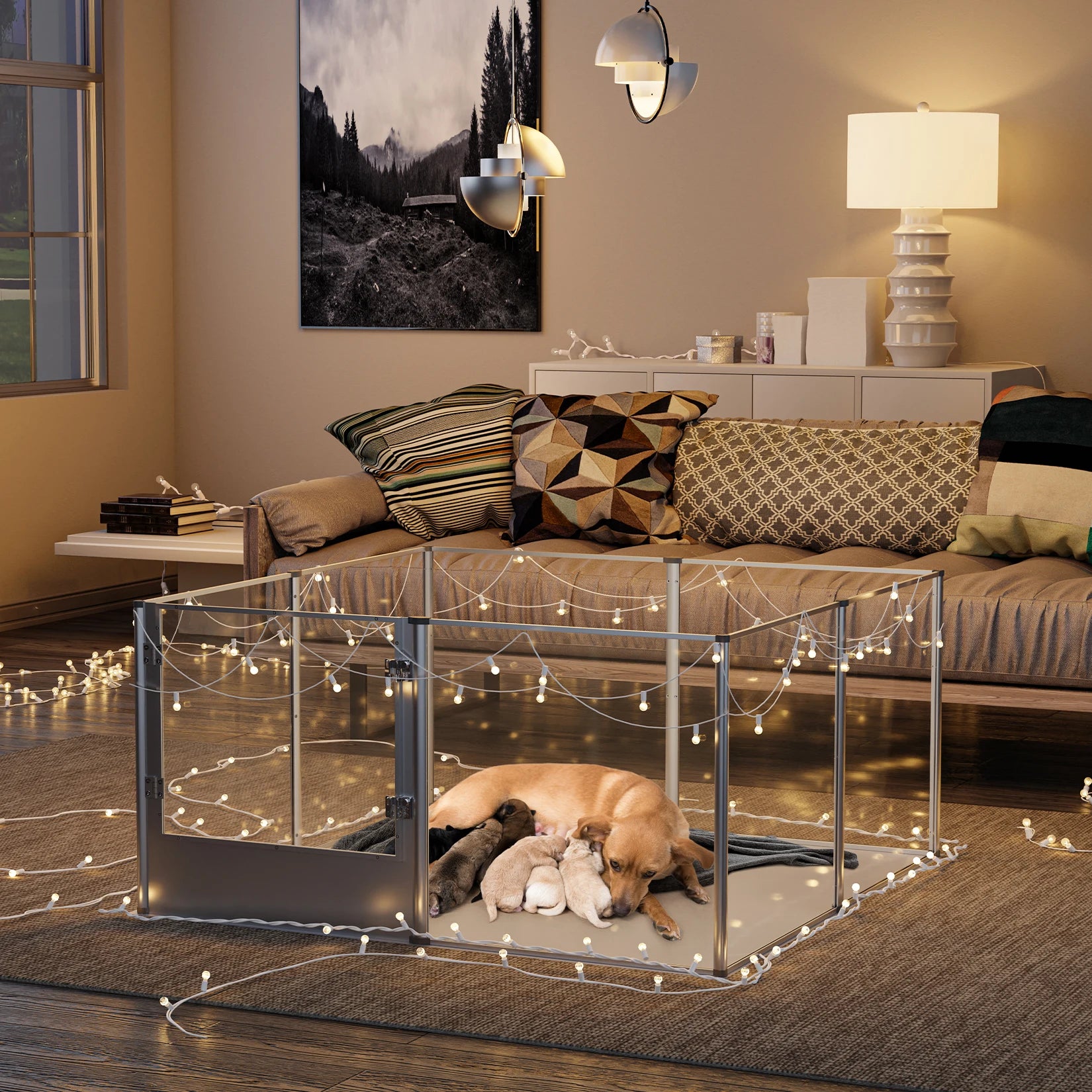 Acrylic Playpen Fence  for Pets