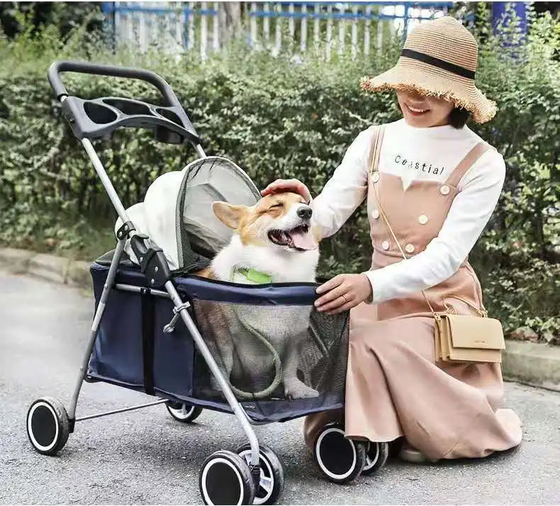 Portable Folding Pet Trolley