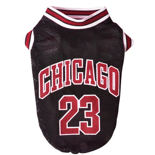 Basketball Jersey Pet Clothes, part of the RPBA Shop range for dogs