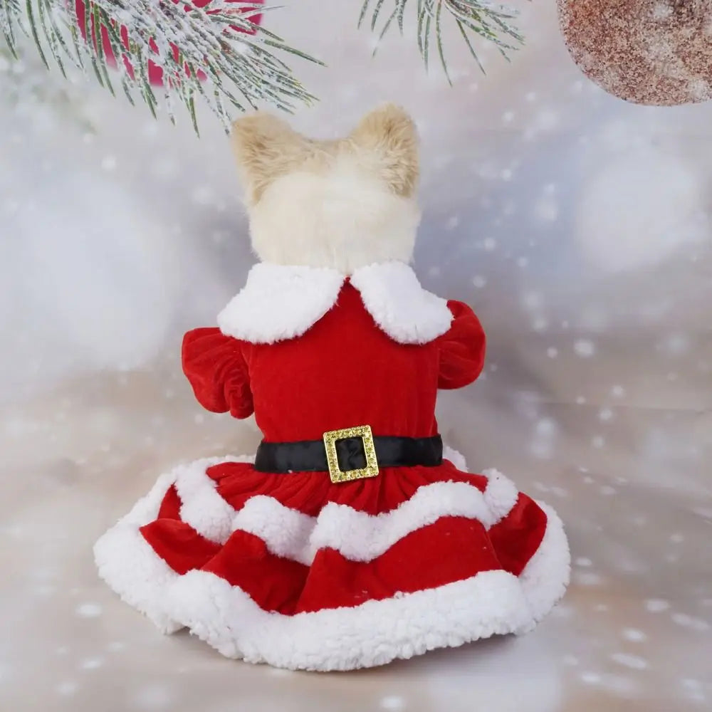 Santa Christmas Dress for Dogs and Cats