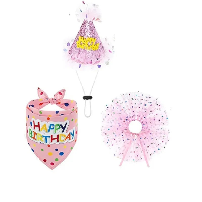 Girl Dog Birthday Set