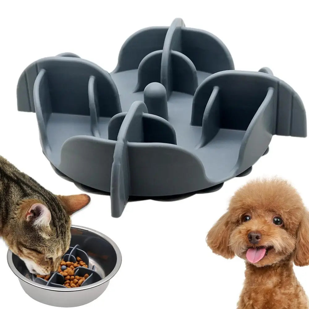 Pet Slow Feeder Silicone Bowl