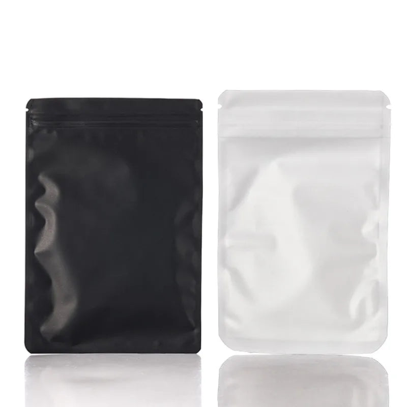 Double-Sided Metallic Flat Zip Bags