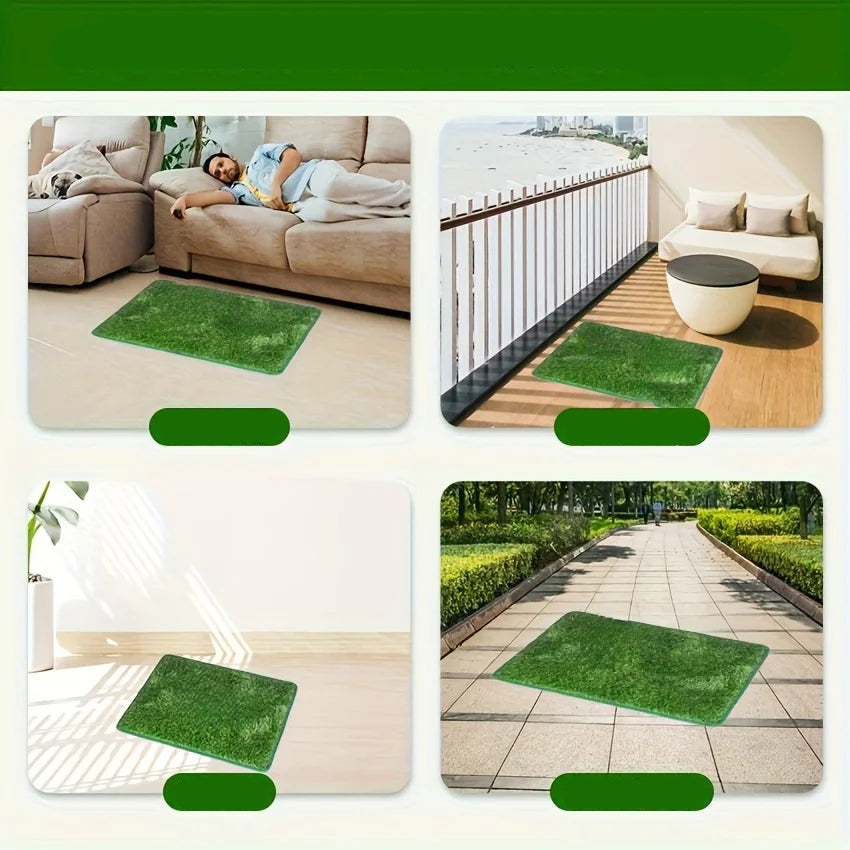 Washable Artificial Grass Dog Potty Trainer Tray