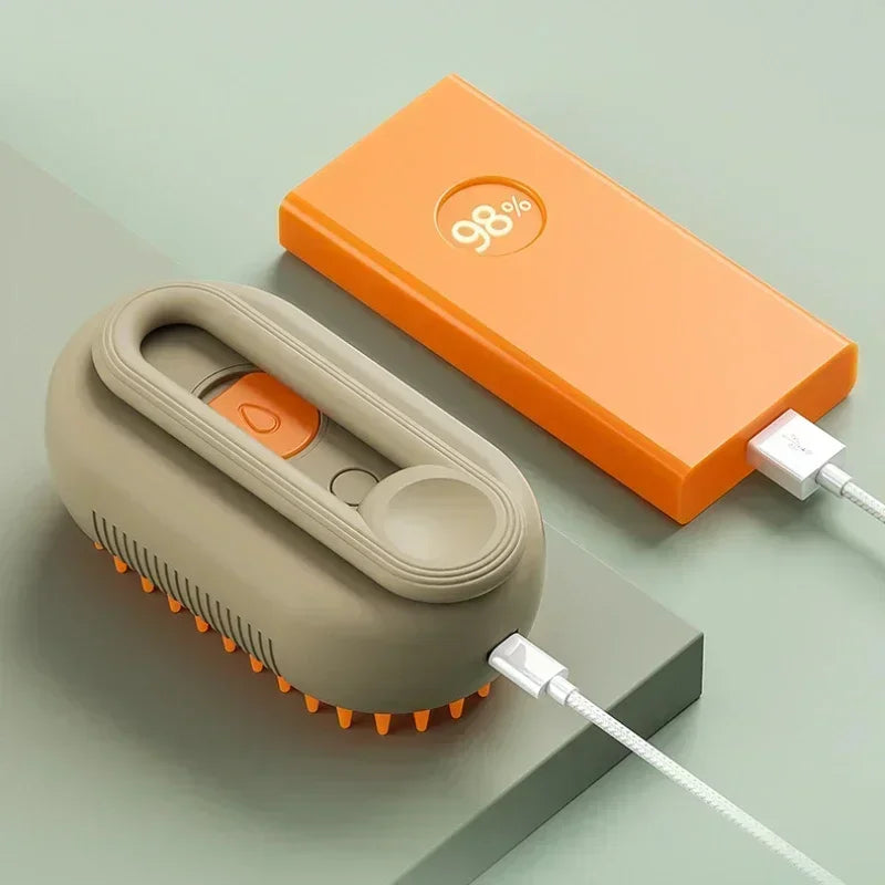 3-in-1 Steamy Hair Brush for Cats and Dogs