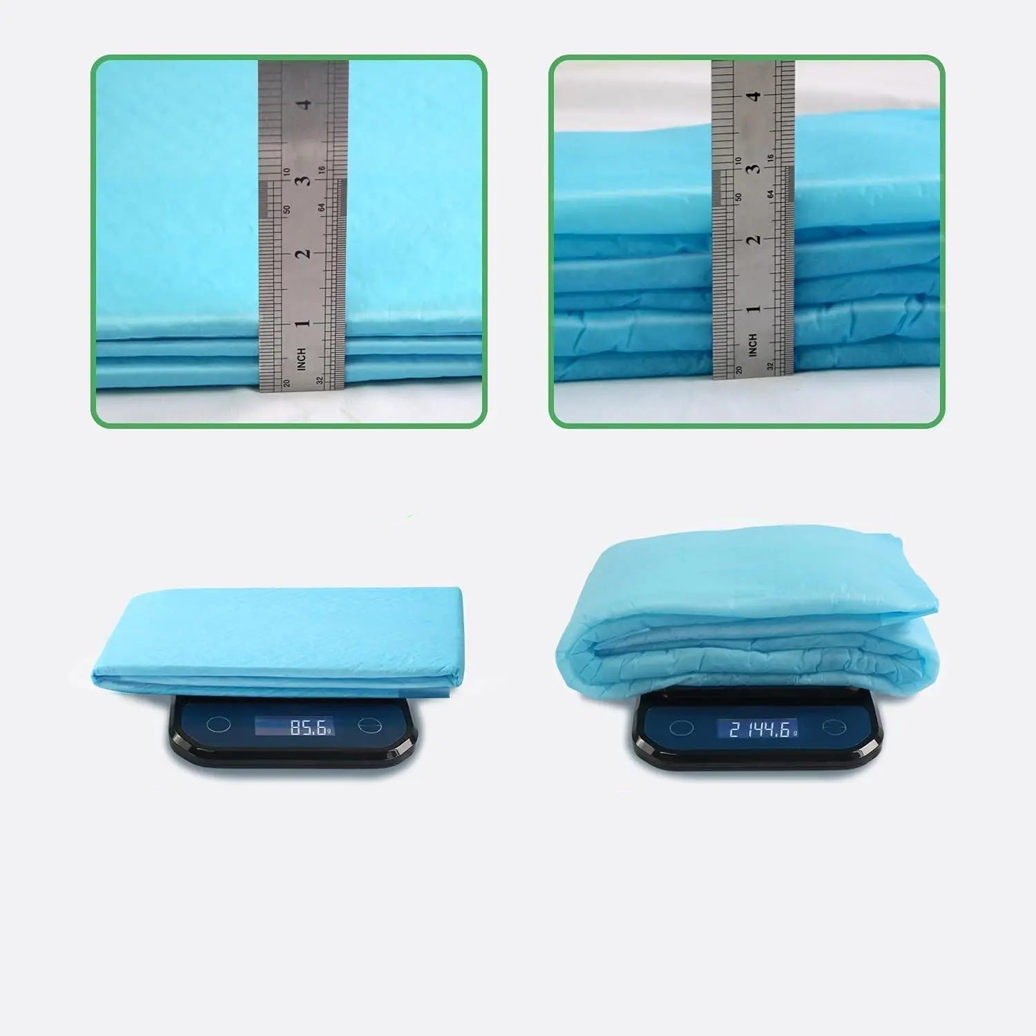 Super Absorbent Large Pee Pads for Pets photographed up close