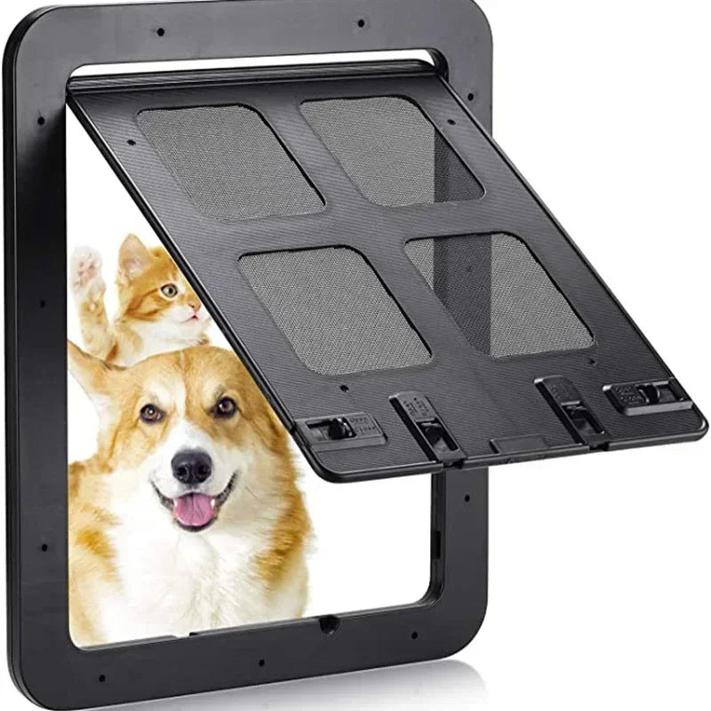 Lockable Magnetic Pet Door for Dogs and Cats