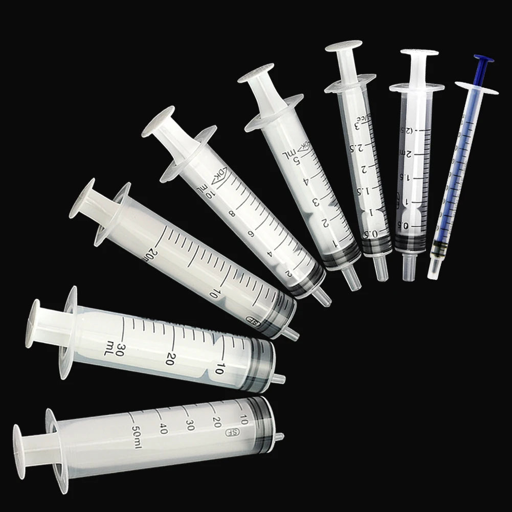 5pcs Reusable Measuring Syringe Set (1ml-50ml)