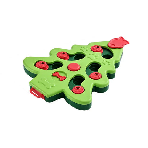 Christmas Tree Dog Puzzle Bowl for dogs
