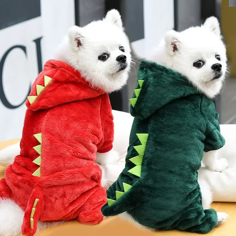 Pet Dinosaur Jumpsuit for Winter