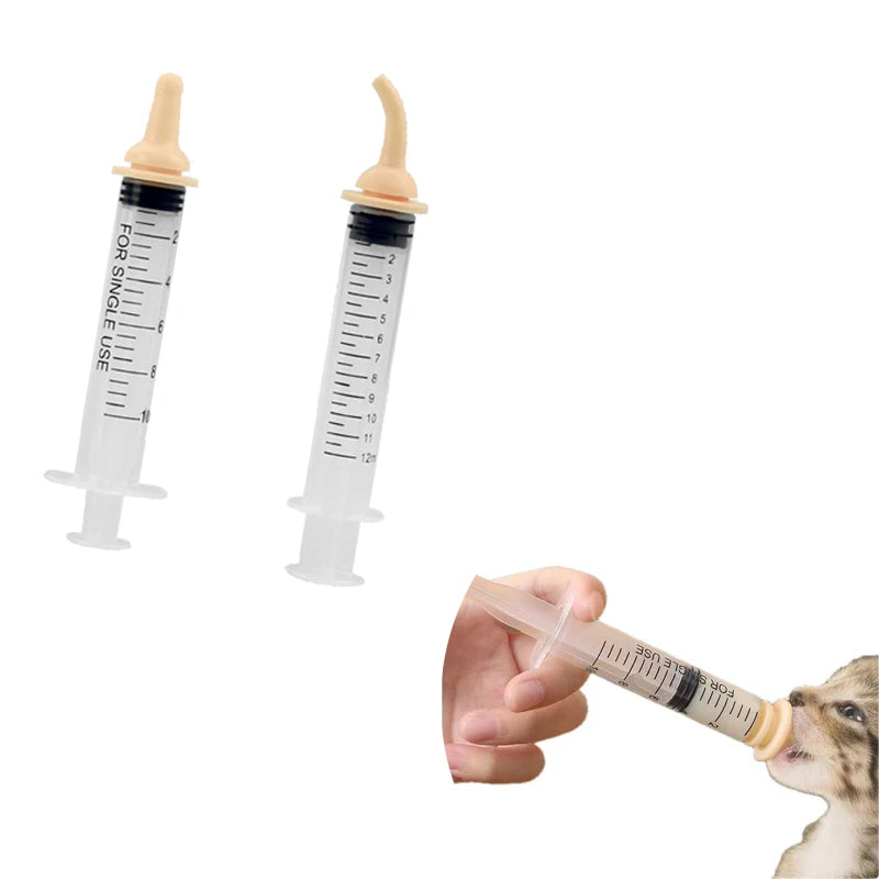 Syringe Type Feeding Device Set for Small Pets