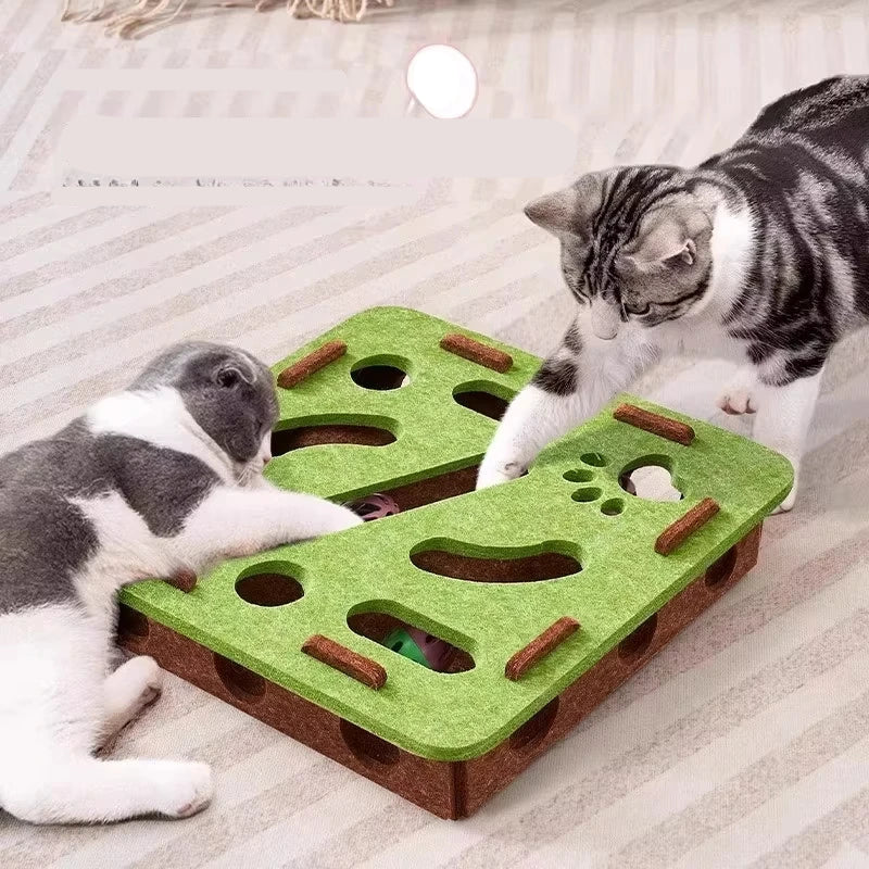 Cat Puzzle Toy Box