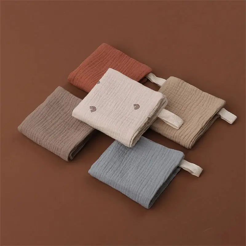 The Soft Cotton Face Bath Handkerchief Towel Set pictured in more detail